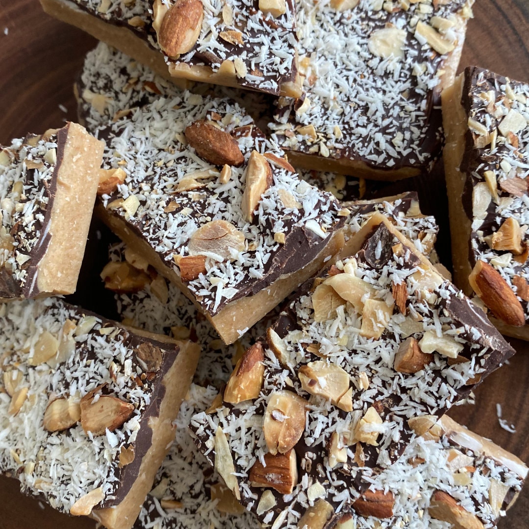 Almond Joy Coconut Toffee