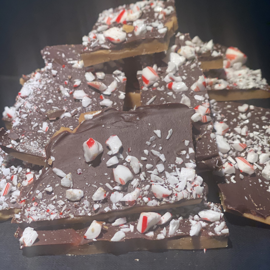 Peppermint Bark Toffee